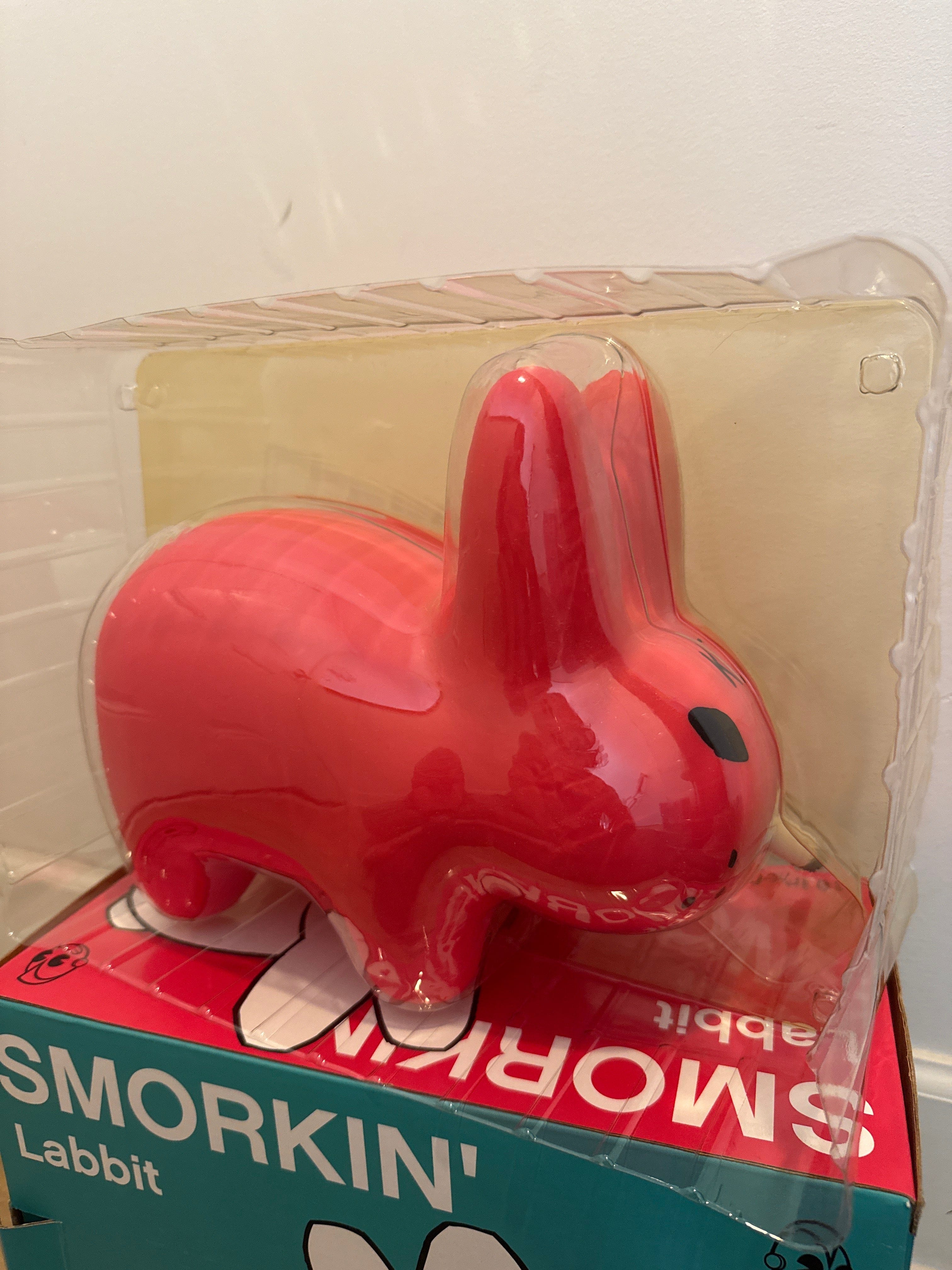 NECA Kidrobot Frank Kozik Red Labbit 10" Vinyl Figure (2008) Kawaii Gifts 883975014346