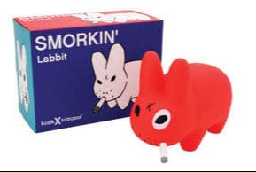 NECA Kidrobot Frank Kozik Red Labbit 10" Vinyl Figure (2008) Kawaii Gifts 883975014346