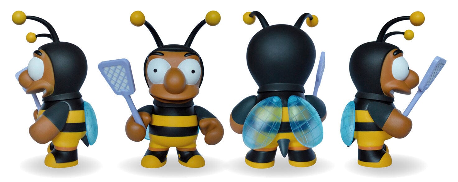 NECA Kidrobot The Simpsons Bumblebee Man 6" Collectible Figure (2013) Kawaii Gifts 0883975129637