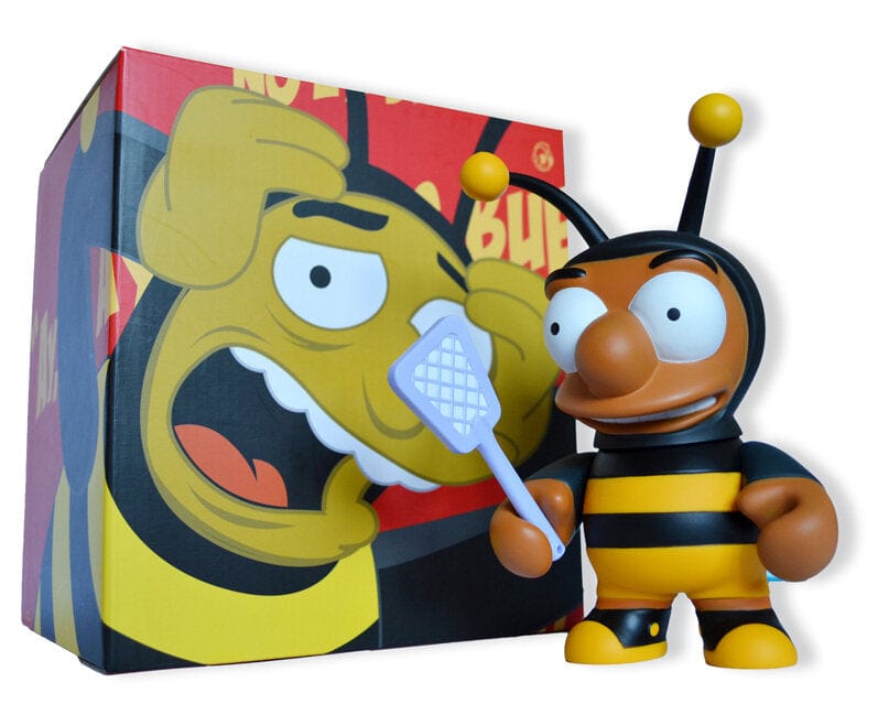 NECA Kidrobot The Simpsons Bumblebee Man 6" Collectible Figure (2013) Kawaii Gifts 0883975129637