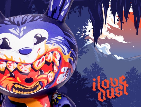 NECA Kidrobot X ilovedust Dunnibal Dunny 8" Figure (2013) Kawaii Gifts 883975133382