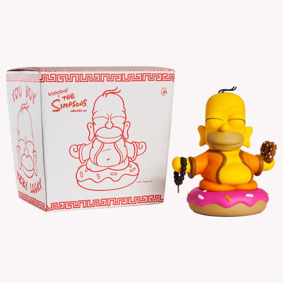 NECA Kidrobot X The Simpons Homer Buddah 6" Figure (2012) Kawaii Gifts 883975114404