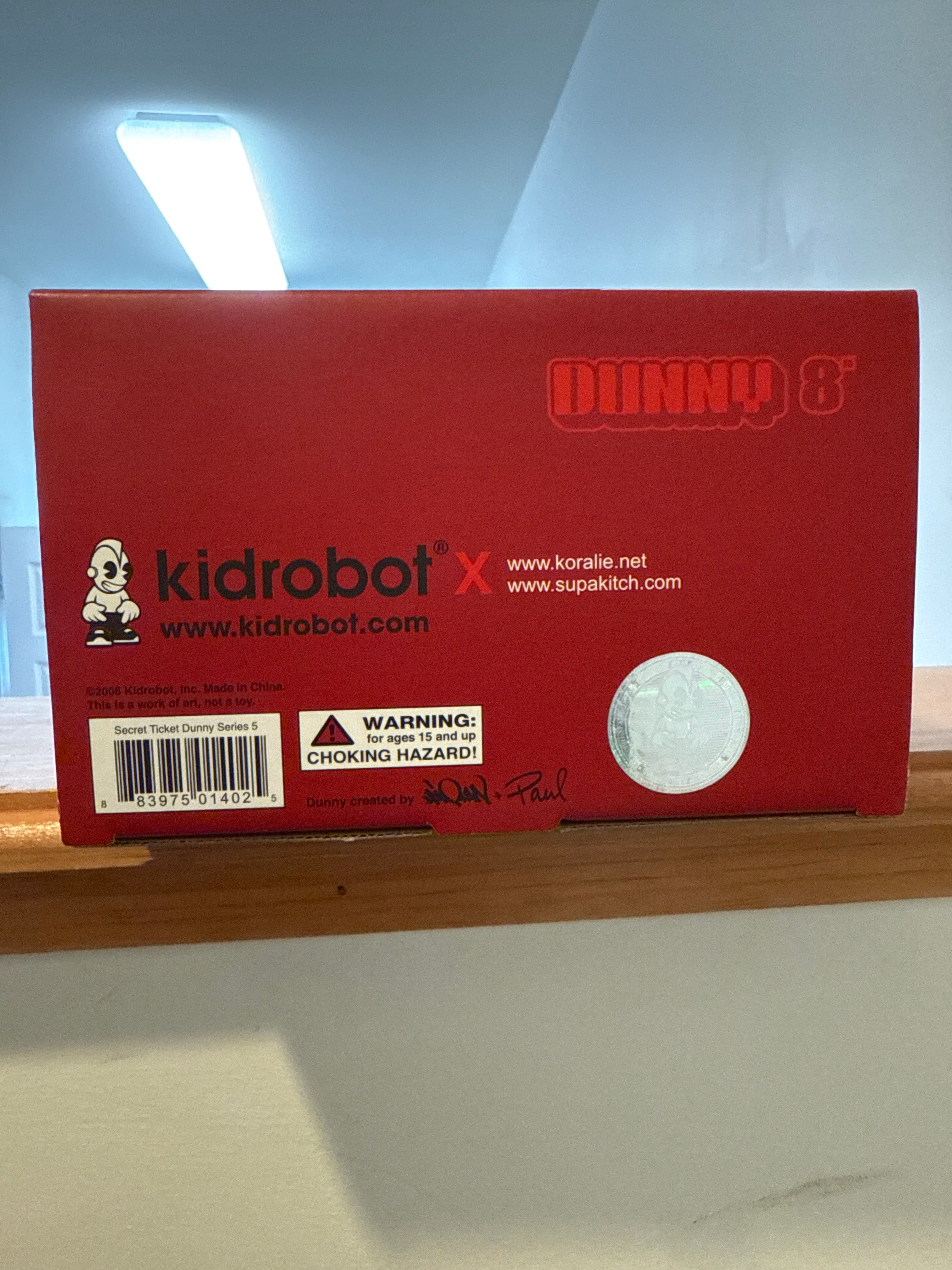 NECA Koralie & Supakitch 8" Dunny Secret Ticket Dunny Series 5 (2008) Kawaii Gifts 883975014025