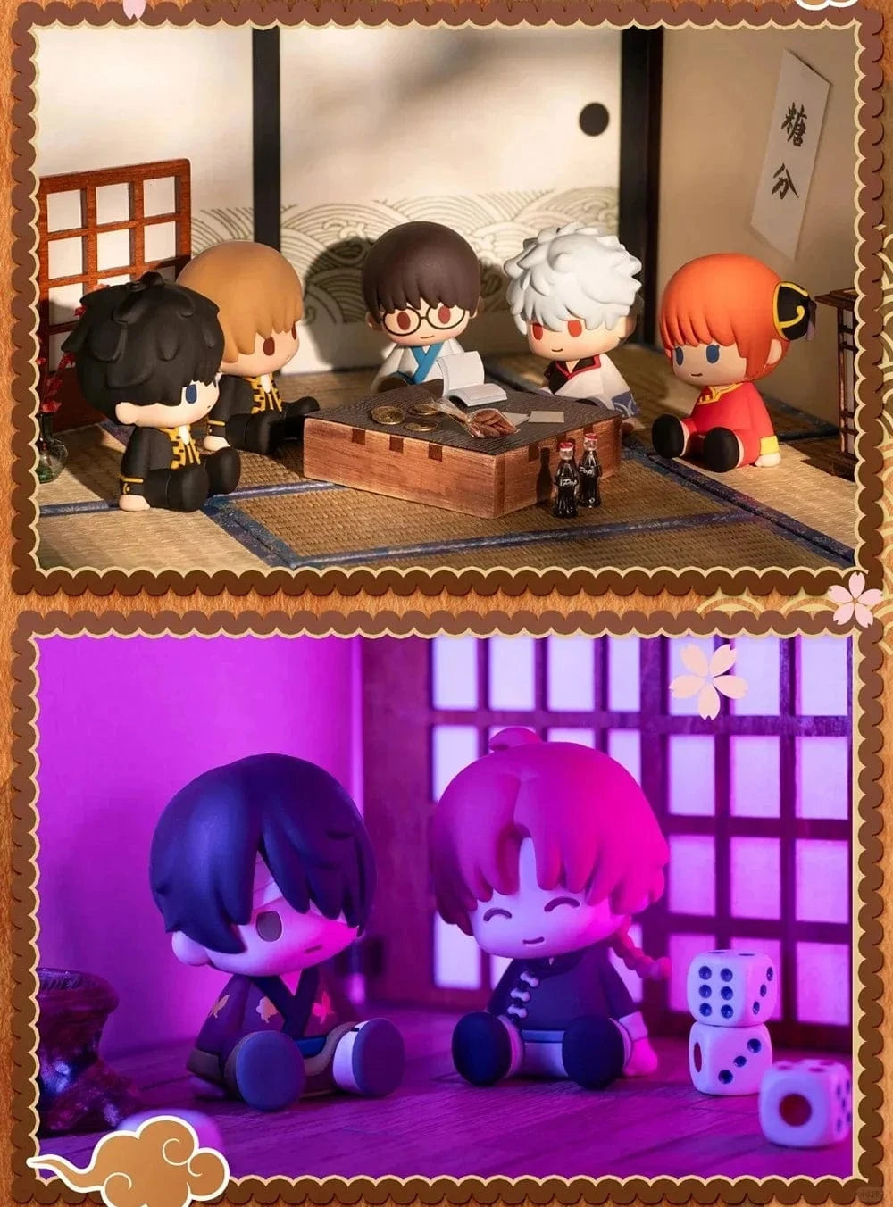New Jorry Potepotte-R Gintama Soft PVC 3" Sitting Figure Blind Box Kawaii Gifts