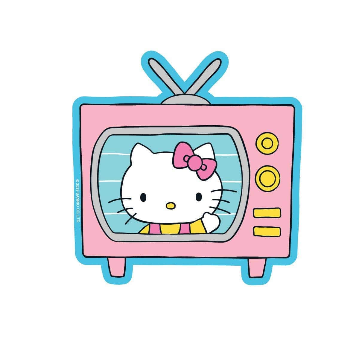 Pipsticks Hello Kitty TV Star Vinyl Sticker Kawaii Gifts 852406958245