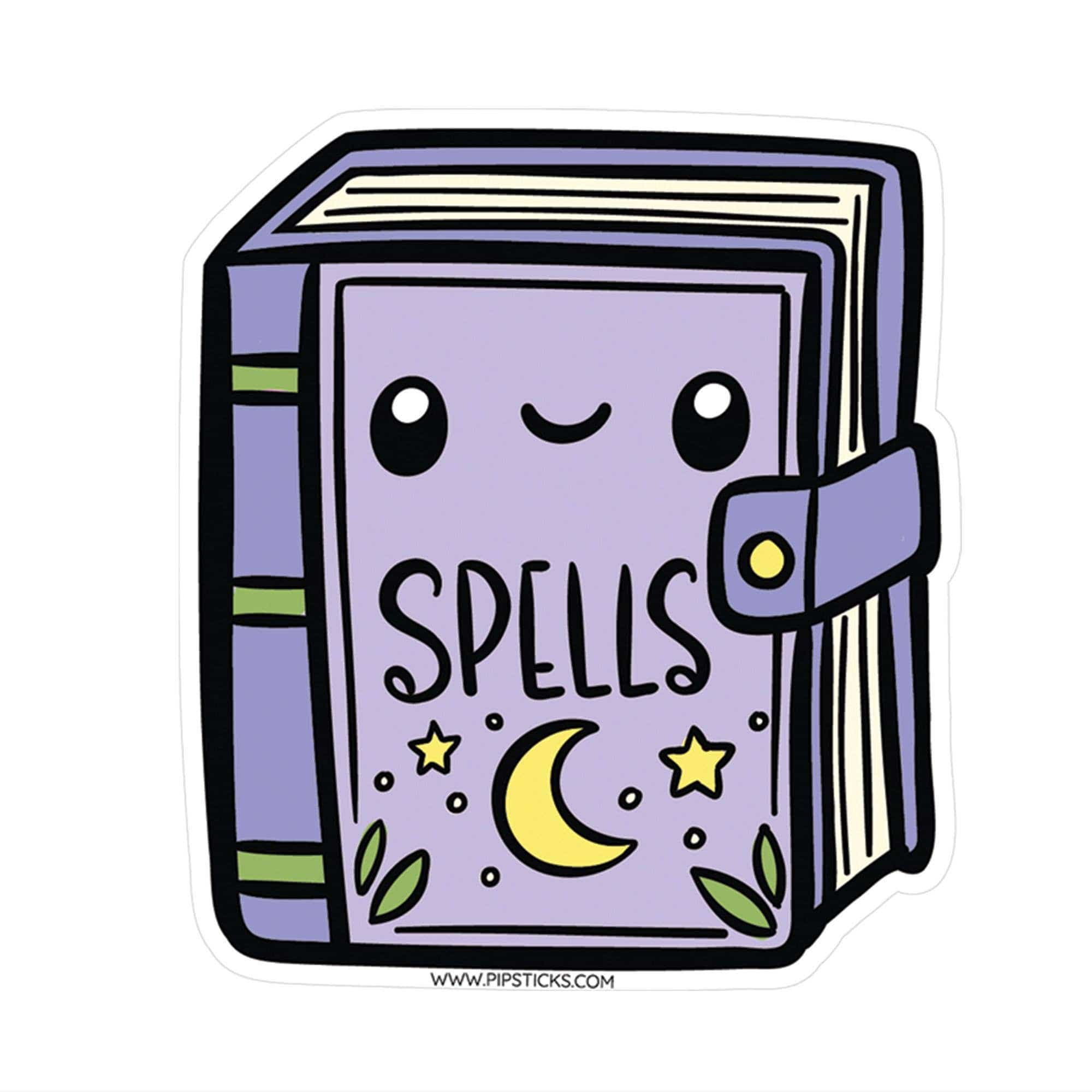 Pipsticks Kawaii Spell Book Vinyl Sticker Kawaii Gifts 852406955237