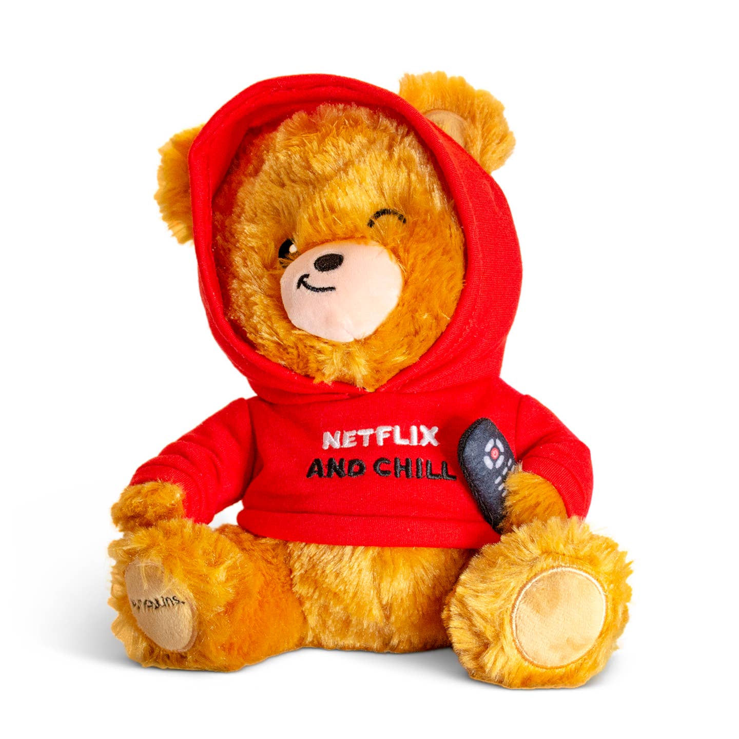 Punchkins "Netflix & Chill" Teddy Bear Plushie, Cute, Gift Kawaii Gifts 850042202708