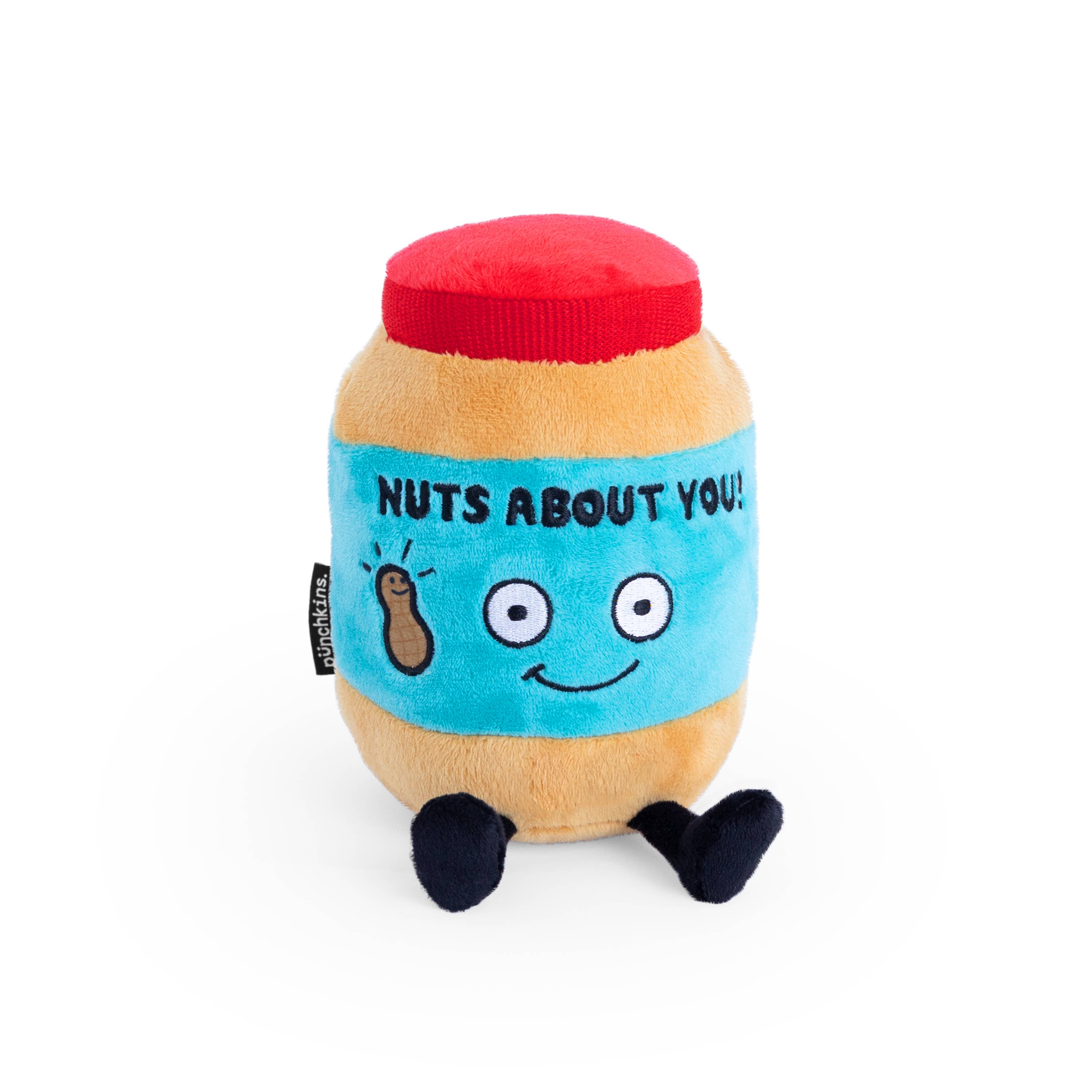 Punchkins "Nuts About You" Plush Jar of Peanut Butter Kawaii Gifts