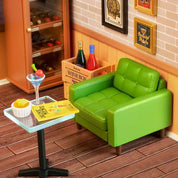 Robotime Leisurely Cheers Bar DIY Plastic Miniature House Kawaii Gifts