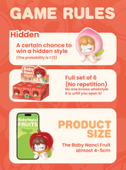 Robotime Rolife Baby Nanci Yummy Fruity Surprise Box Kawaii Gifts 6946785123517