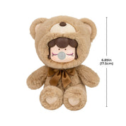 Robotime Rolife Nanci Colorful Chocolate Cutie Bears 7" Plushie Surprise Box Kawaii Gifts
