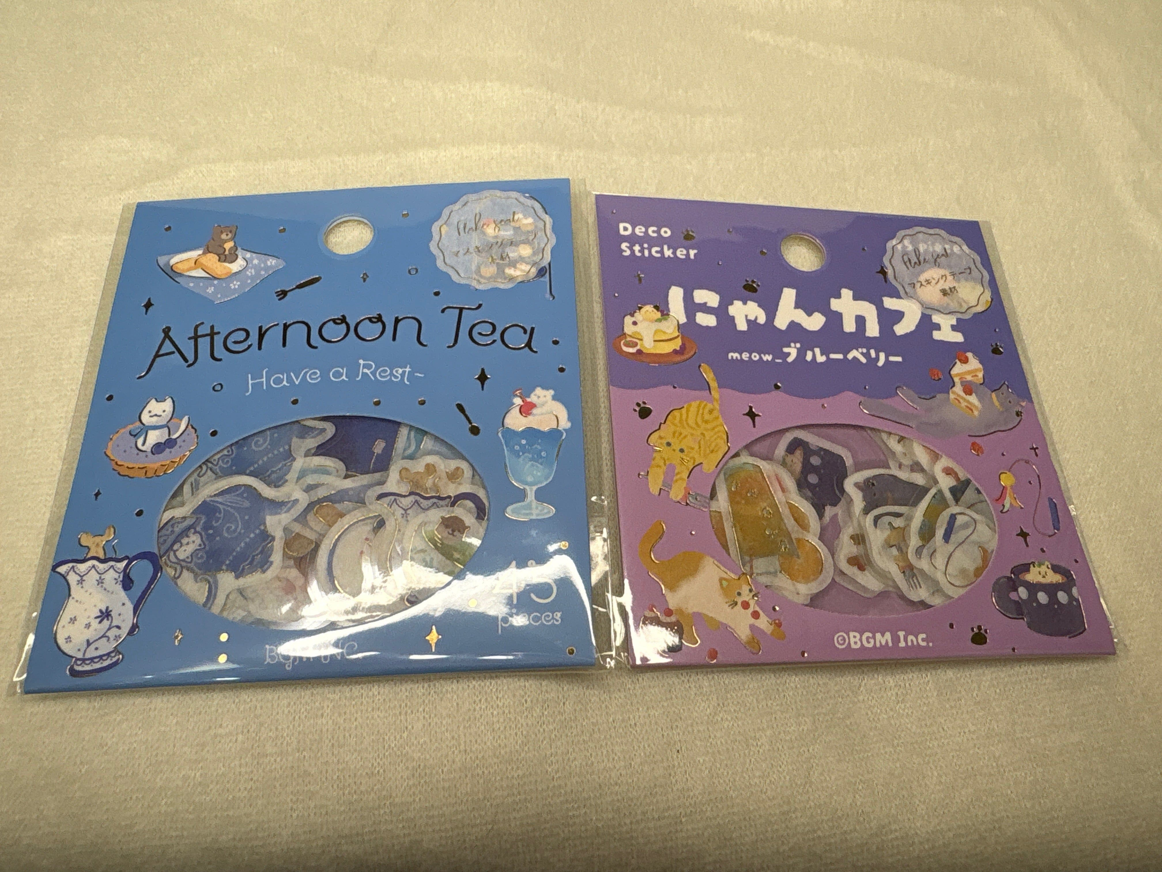 Spoon Inc BGM Washi Flake Stickers Kawaii Gifts