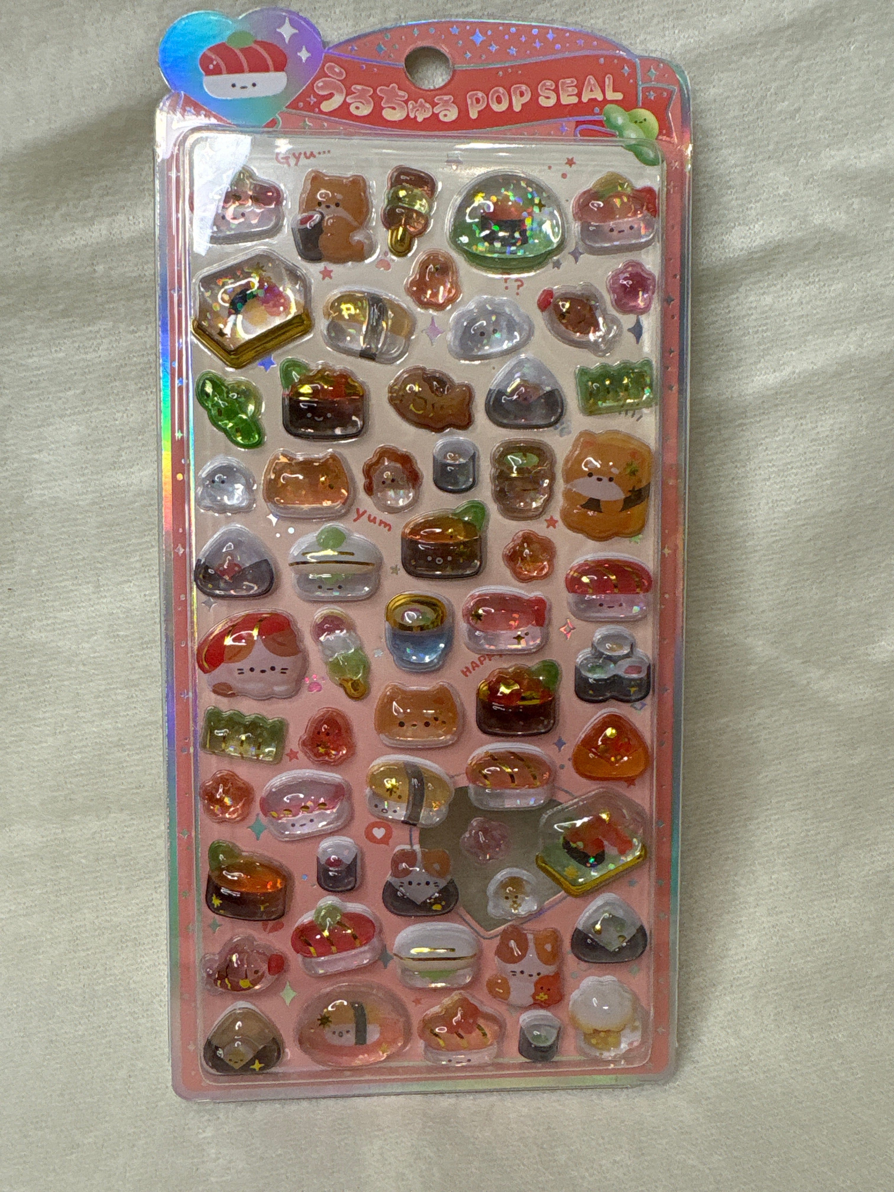 Spoon Inc Crux Uruchuru Osushi Stickers Kawaii Gifts 4550451305637