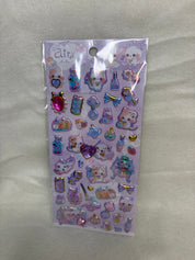 Spoon Inc Q-Lia Aurora Sponge 3D Stickers Kitties Kawaii Gifts 4550391911493