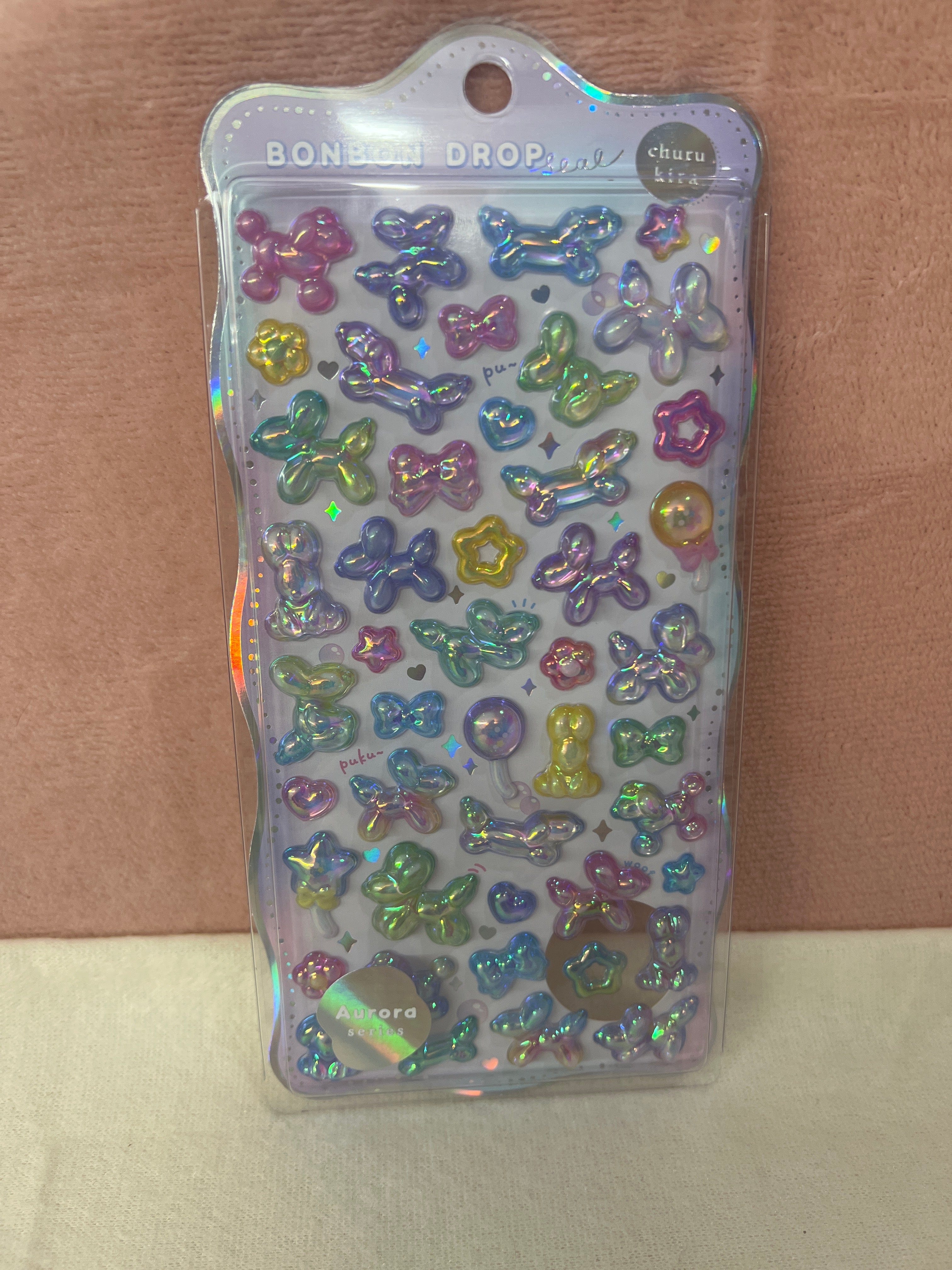 Spoon Inc Q-Lia Bon Bon Drop Aurora 3D Stickers Kawaii Gifts