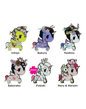 TKDK Cherry Blossom Unicorno Enamel Pin Surprise Box Kawaii Gifts 840080897035