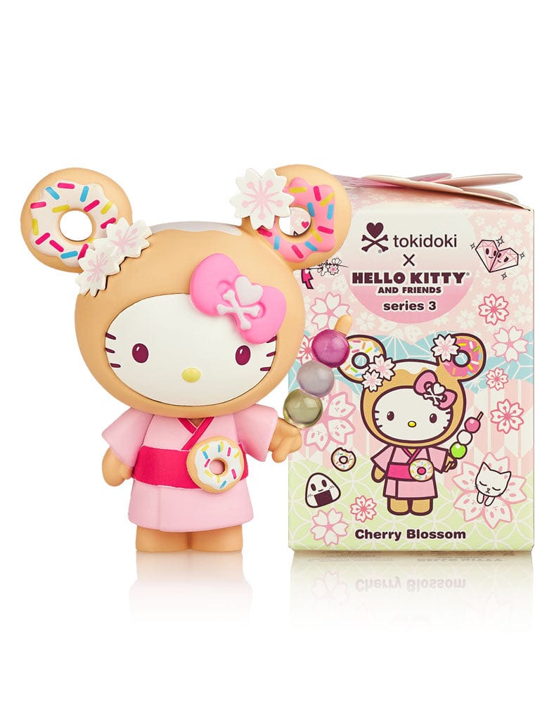 TKDK tokidoki X Hello Kitty and Friends 3" Figure Surprise Box S. 3 Sakura Cherry Blossoms Kawaii Gifts 840080869575
