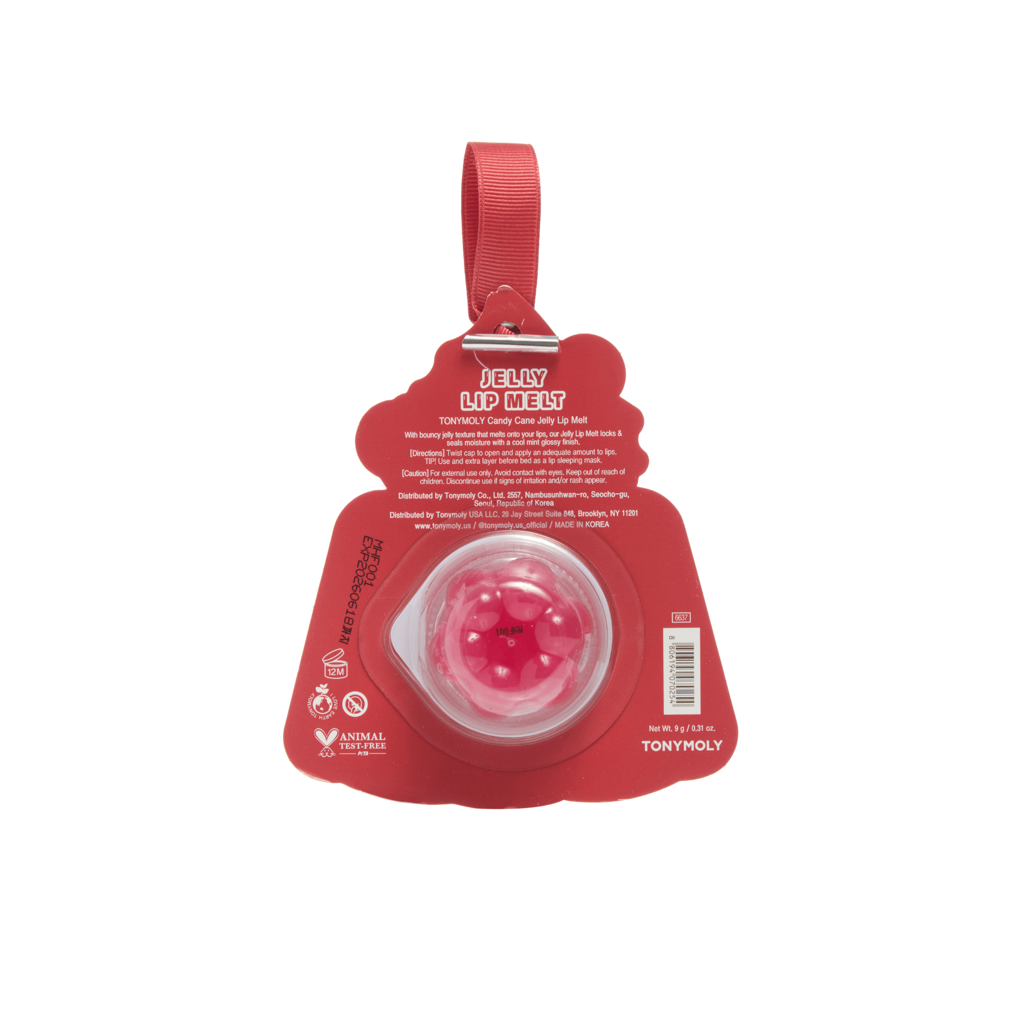 TONYMOLY Jelly Lip Melt Ornament Kawaii Gifts