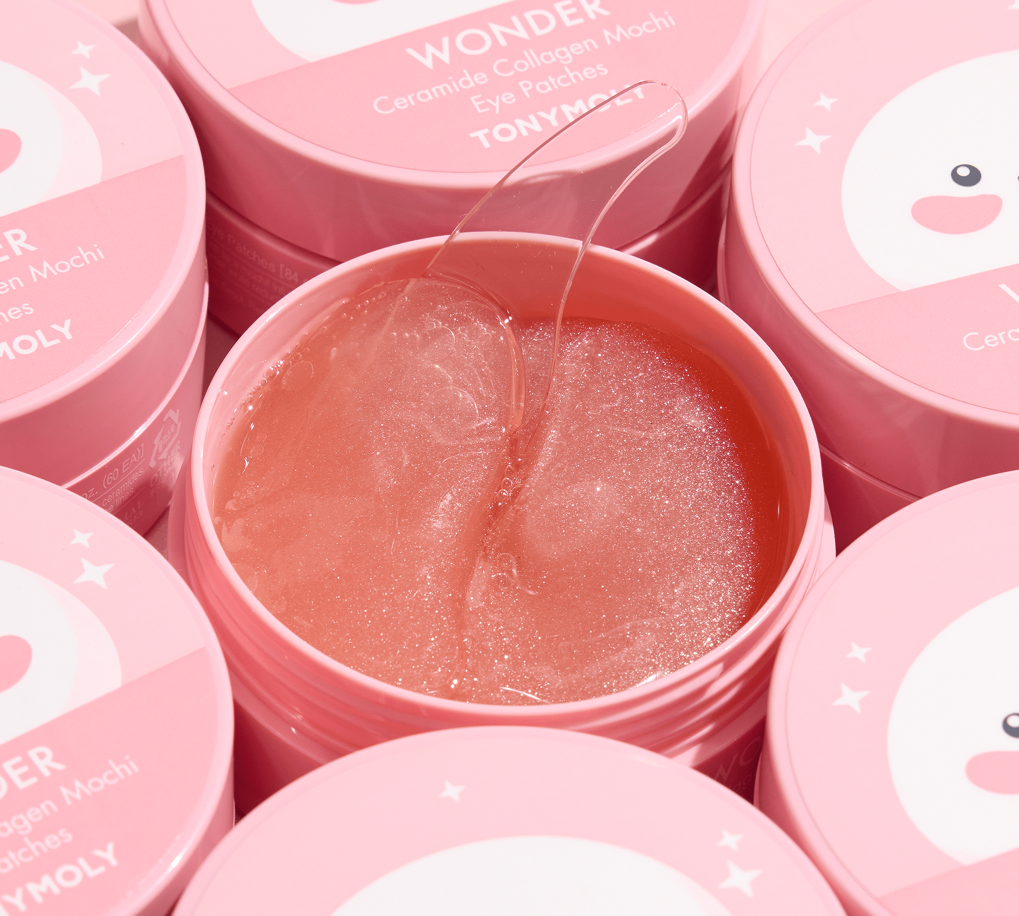 TONYMOLY Wonder Ceramide Collagen Mochi Eye Patches Kawaii Gifts 8806194067193