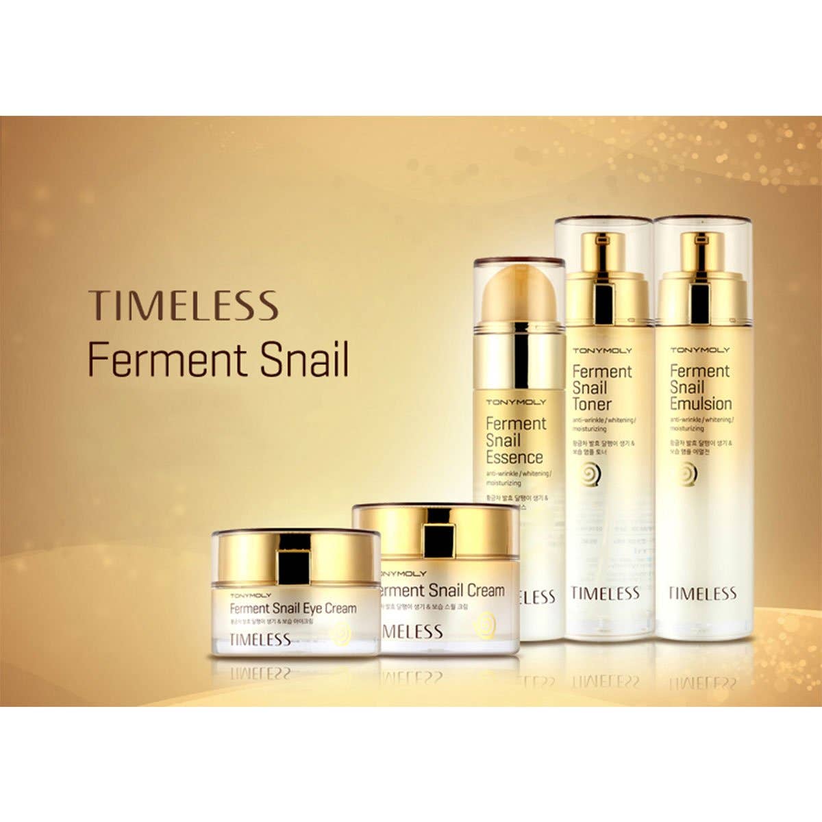 TONYMOLY Timeless Ferment Snail Eye Cream Kawaii Gifts 8806358510664