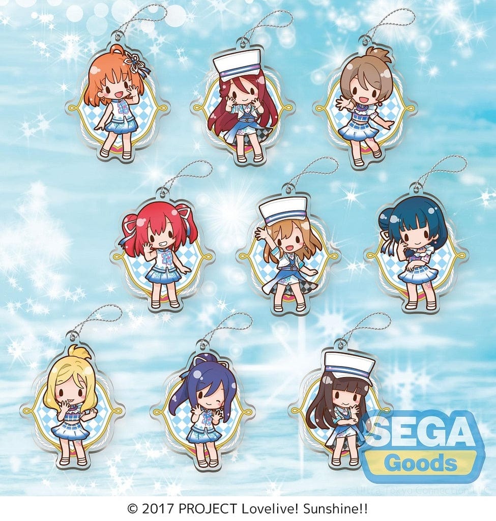 Ultra Tokyo Connection Love Live! Sunshine!! Acrylic Keychain "smile smile ship Start!" Surprise Kawaii Gifts 4570001956089