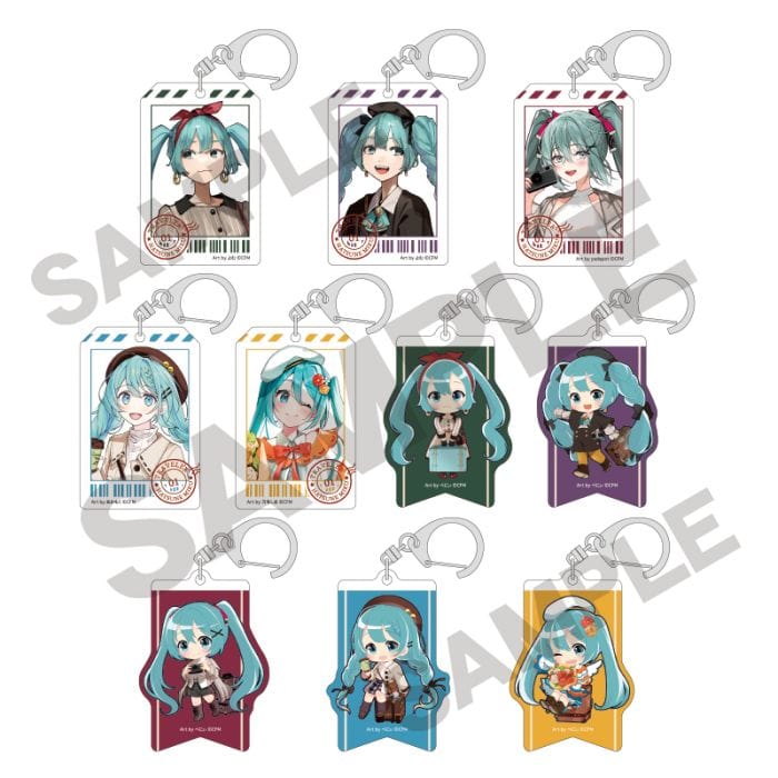 Unity Hatsune Miku Acrylic Keychain Bon Voyage! Surprise Kawaii Gifts 4550451216292