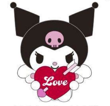 Kuromi Fluffy Angel Wings & Heart Balloon with Arrow 12