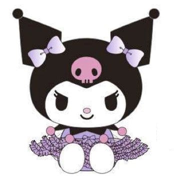 Kuromi Spring Dress Bean Doll