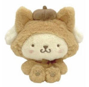 Weactive Sanrio Fluffy Pastel Kitten 6" Plush: Cinnamoroll, Pompompurin, Kuromi, My Melody, Hello Kitty, My Piano Pompompurin Kawaii Gifts 840805155105