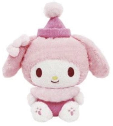 Weactive Sanrio Knit Hat & Sweater Plush: Cinnamoroll, Pompompurin, Kuromi, My Melody, Pochacco My Melody Kawaii Gifts