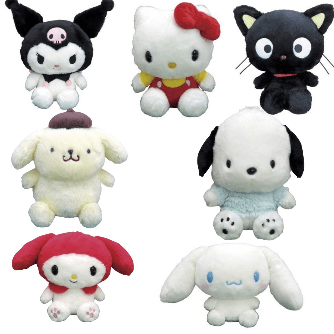 Sanrio Standard Plushies: Hello Kitty, My Melody, Kuromi
