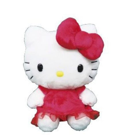 Weactive Soft Touch Hello Kitty Plushies in Velvet & Schiffon Dress 8" Medium Kawaii Gifts 840805155853