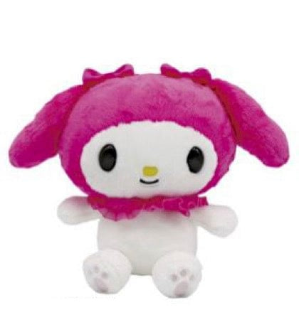 Weactive Soft Touch My Melody Plushies in Velvet & Schiffon Collar 7.5" Medium Kawaii Gifts 840805155860