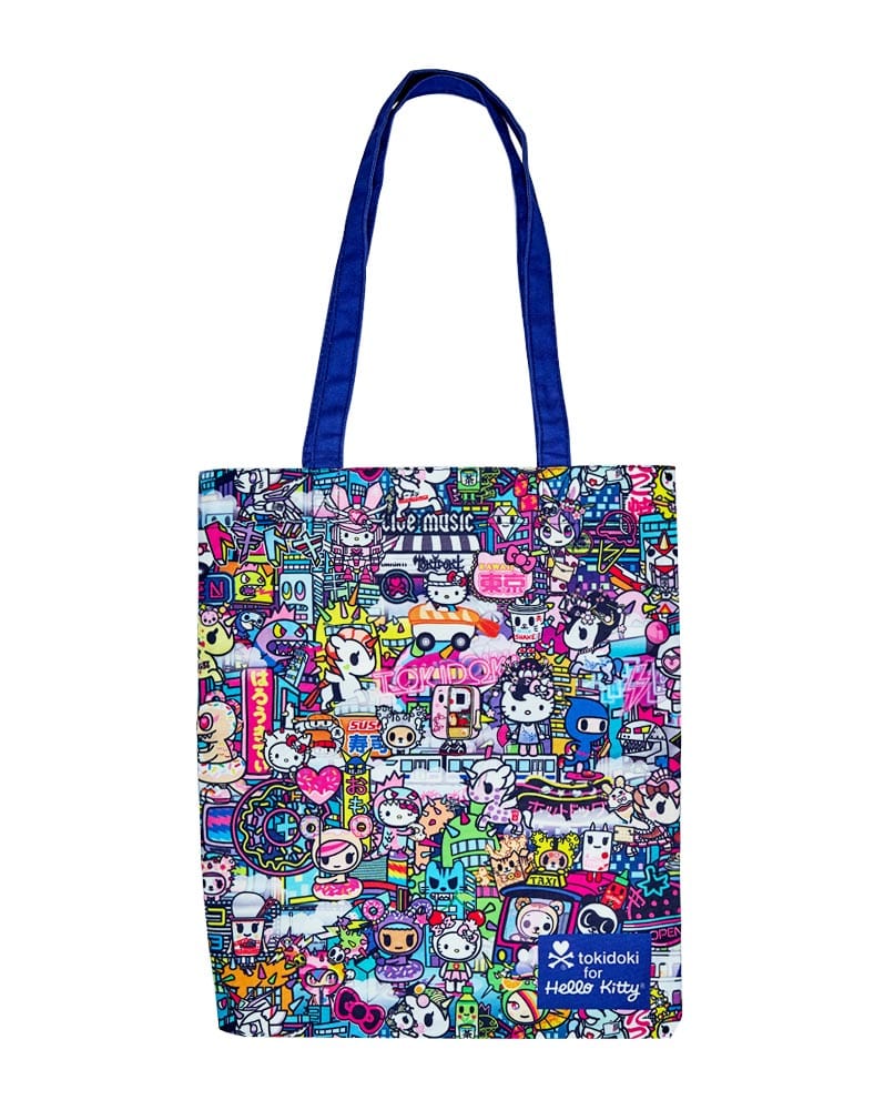 tokidoki x Hello Kitty Midnight Metropolis Tote Bag