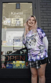 ACDC Rag ACDC Rag Galaxy Cat T-Shirt Kawaii Gifts 76298454
