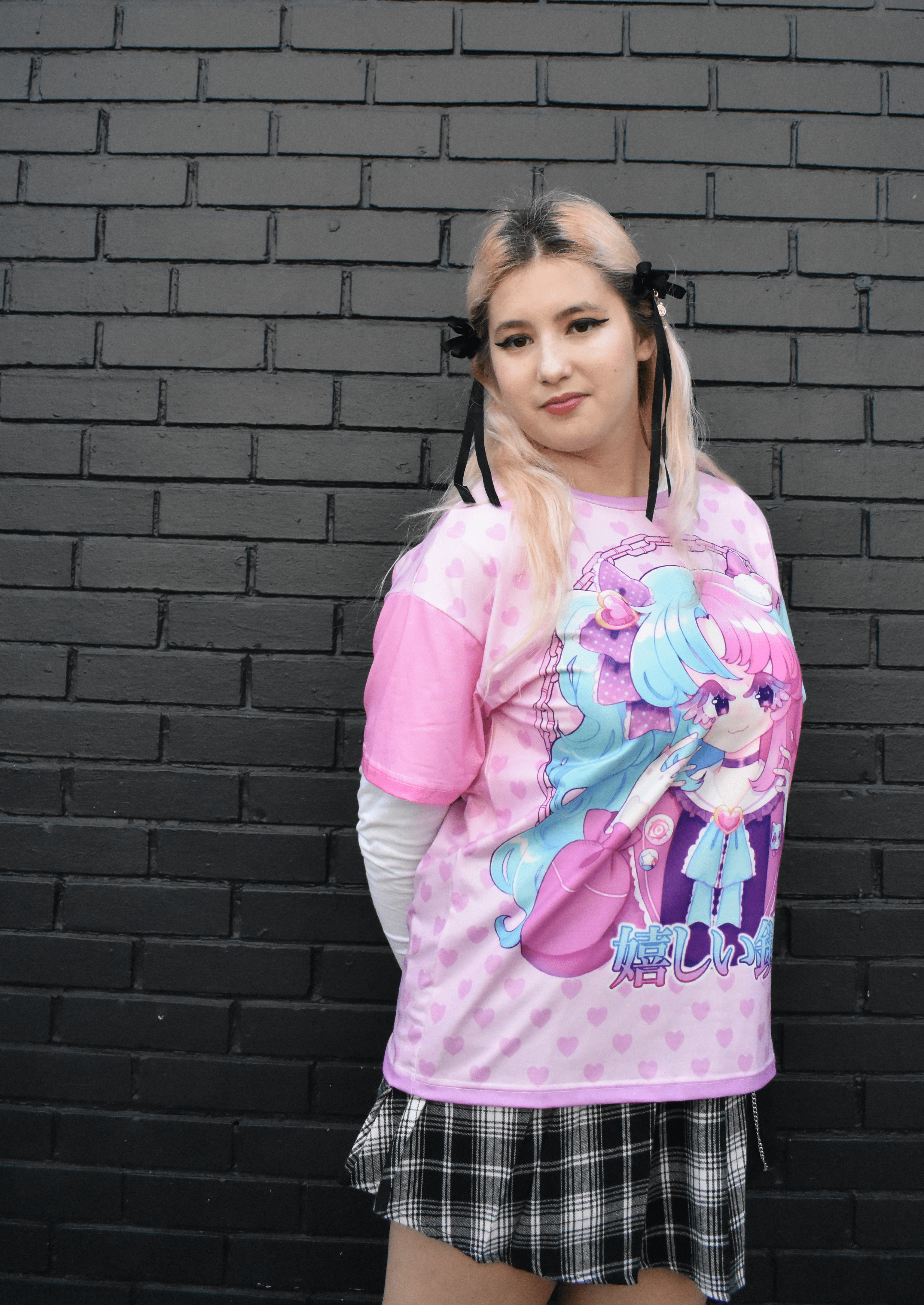 Menhera Chan x ACDC RAG Anime Shirt Anime Kawaii