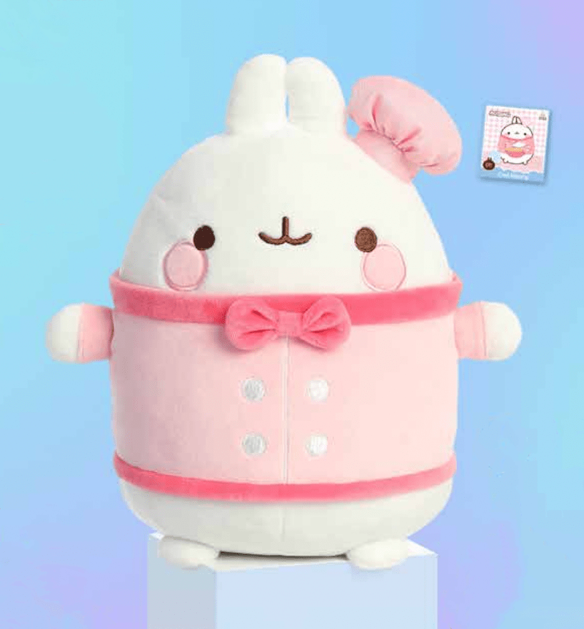 Aurora 10" Molang Plush Chef Molang Kawaii Gifts 092943142299