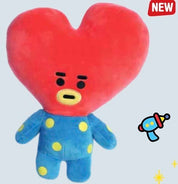 Aurora BT21 10" Plush: Van, Tata, Koya, RJ, Shooky, Mang, Chimmy, Cooky Tata Kawaii Gifts 092943442115