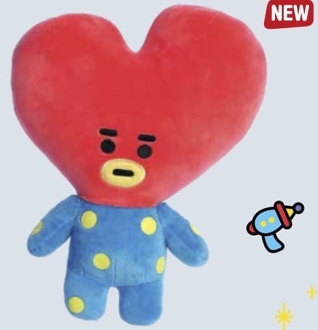 Aurora BT21 10" Plush: Van, Tata, Koya, RJ, Shooky, Mang, Chimmy, Cooky Tata Kawaii Gifts 092943442115