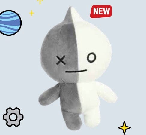 Aurora BT21 10" Plush: Van, Tata, Koya, RJ, Shooky, Mang, Chimmy, Cooky Van Kawaii Gifts