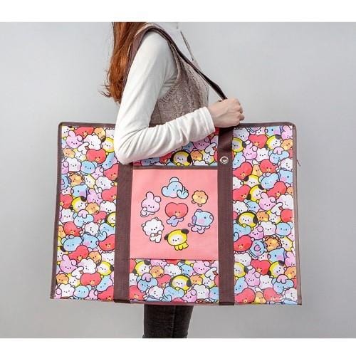 BeeCrazee BT21 Extra Large Tarpaulin Bags Kawaii Gifts