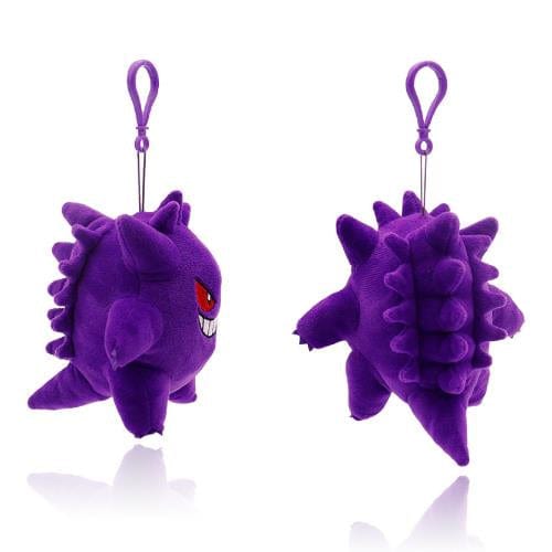 BeeCrazee POKEMON PLUSH CLIP- GENGAR 5 Inch Kawaii Gifts 8809436034571