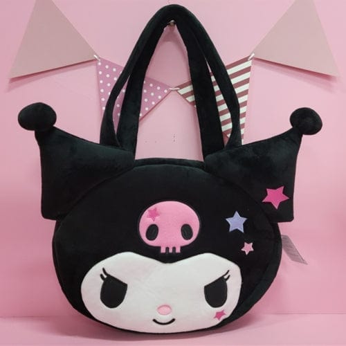Hello Kitty Coin Purse Plush Shoulder Bag Kuromi Japanese Handbags