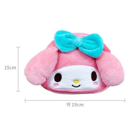 BeeCrazee Sanrio Friends Plushy Faces CROSSBODY BAGS Kawaii Gifts