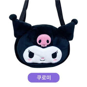 BeeCrazee Sanrio Friends Plushy Faces CROSSBODY BAGS Kuromi Kawaii Gifts 8809604162563