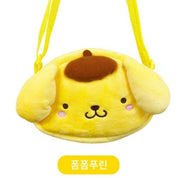 BeeCrazee Sanrio Friends Plushy Faces CROSSBODY BAGS Pompompurin Kawaii Gifts 8809604162594