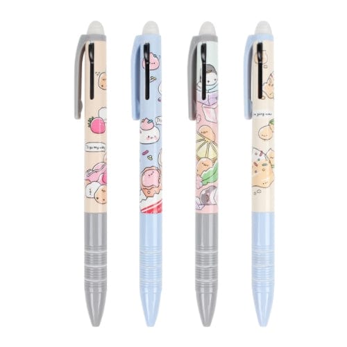 Set Ballpoint Pens Erasable, Kawaii Stationery Erasable Pen