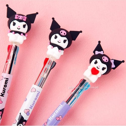 BeeCrazee Kuromi Mascot 3-Color Mechanical Pens Kawaii Gifts 8809701045967