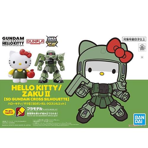 HELLO KITTY ZAKU II SD GUNDAM CROSS SILHOUETTE 