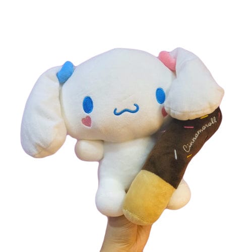 BeeCrazee Sanrio Friends Choco Stick 12" Plush Hello Kitty, My Melody, Kuromi Cinnamoroll, Pompompurin Cinnamoroll Kawaii Gifts 8809571501846